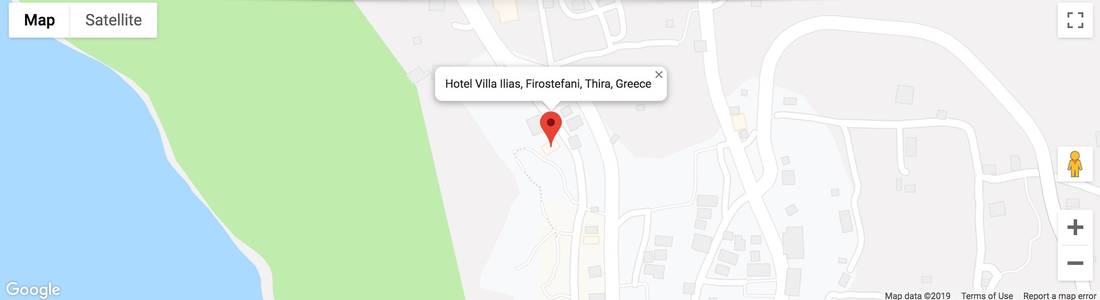 Hotel Villa Ilias Firostefani Greece map
